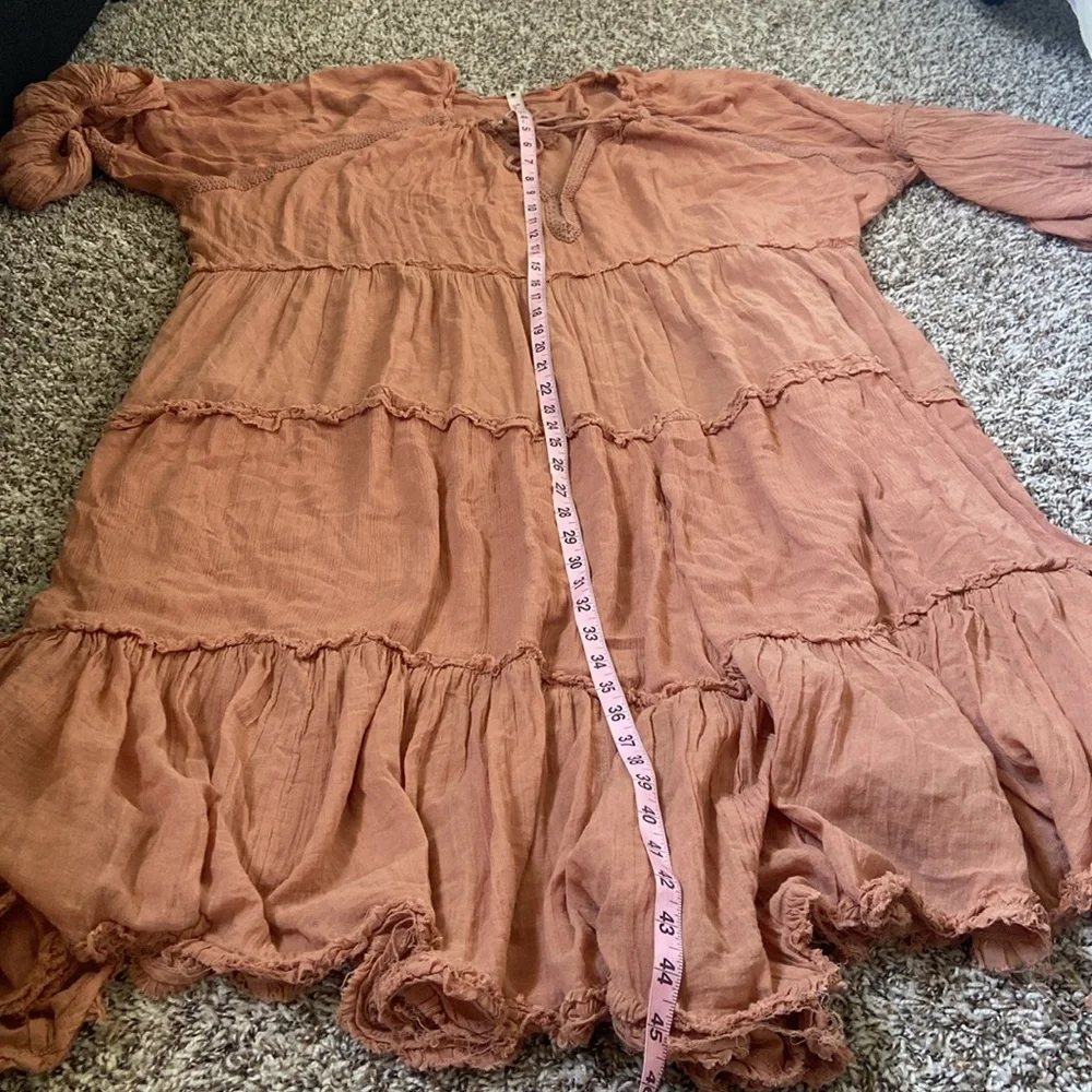 Free People In The Moment Dress Color Doe Size Large - Picture 11 of 15